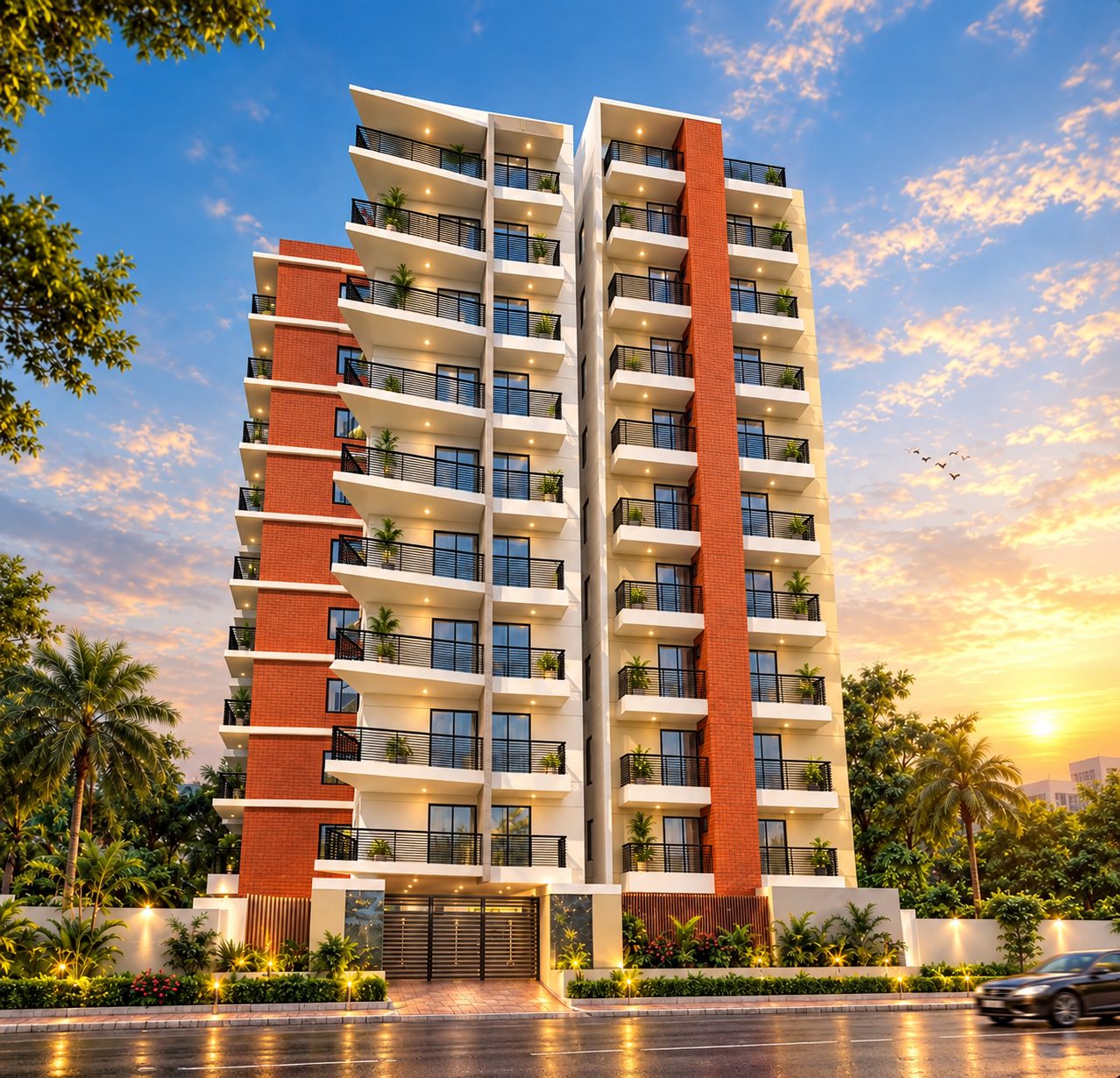 Contemporary Apartment Building